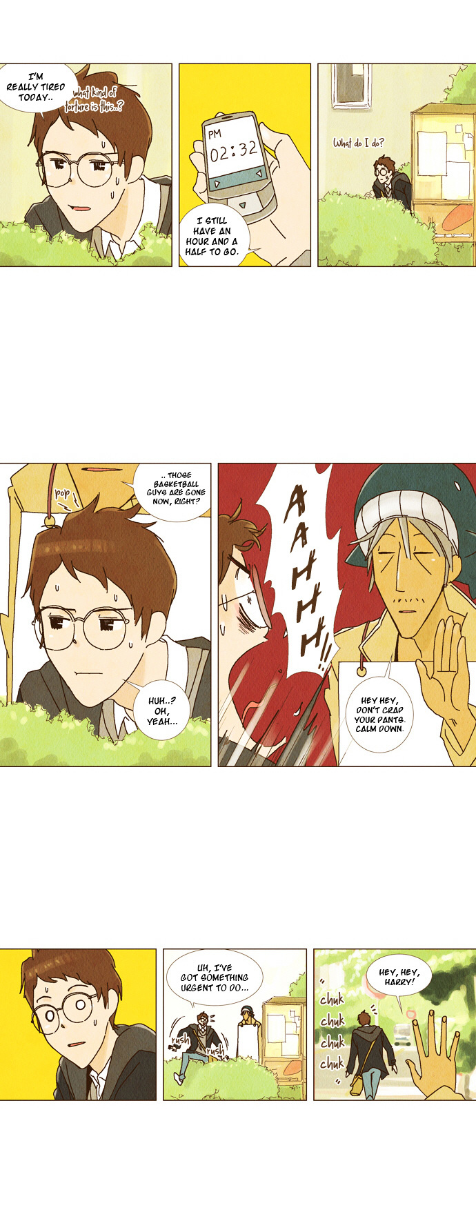 Today's Romantics Club Chapter 3 page 8 - Chapter 3 : Okay, all those who are hungry, raise your hands. Here's rice in bee...