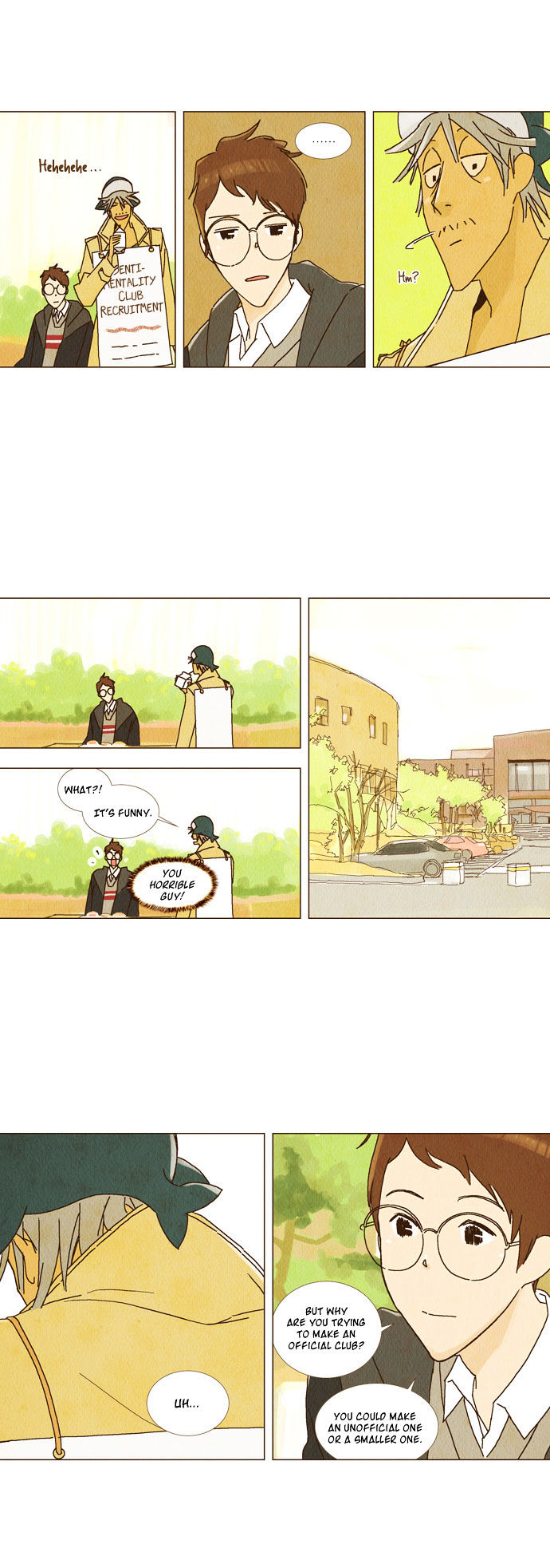 Today's Romantics Club Chapter 4 page 7 - Chapter 4 : He Was a Weird Friend. He Was Ridiculously Tall but Had Long Hai...