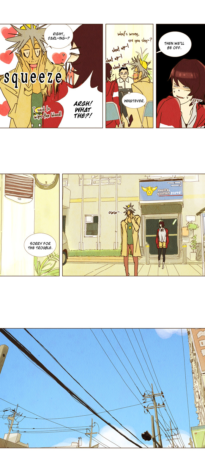 Today's Romantics Club Chapter 6 page 11 - Chapter 6 : Let's share those cigarettes.