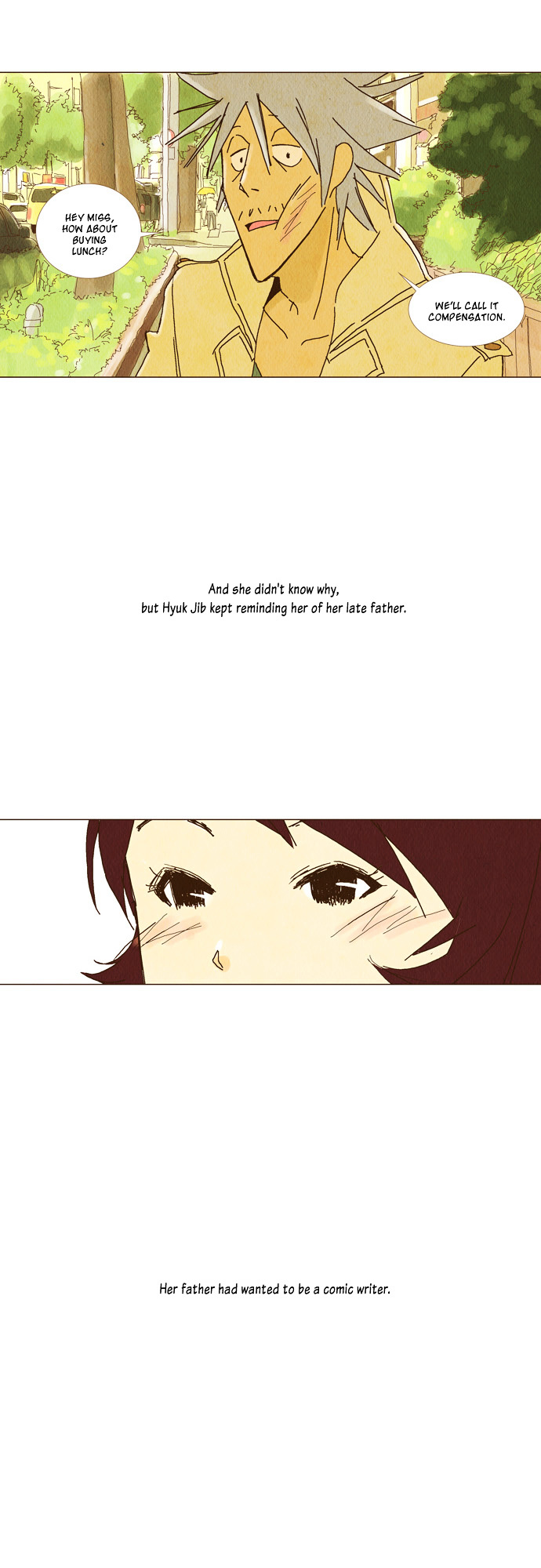 Today's Romantics Club Chapter 6 page 13 - Chapter 6 : Let's share those cigarettes.