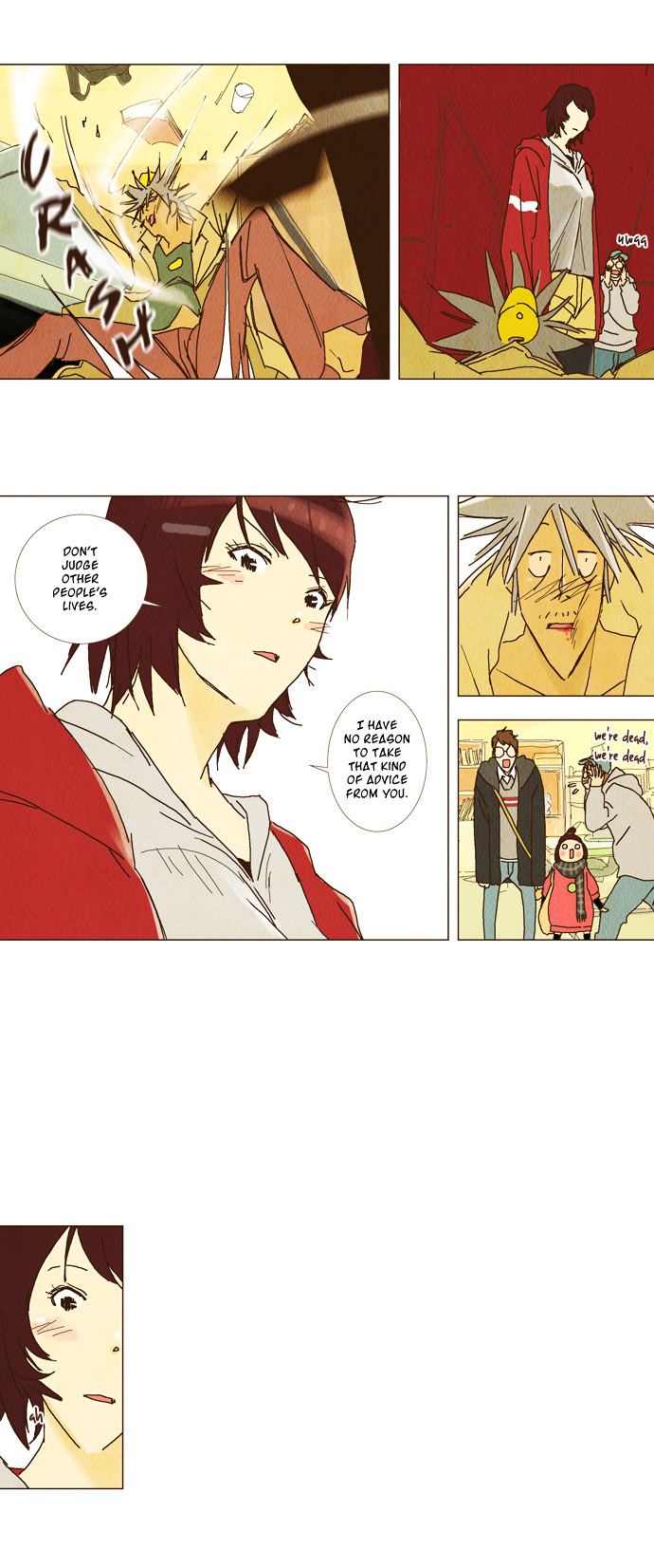 Today's Romantics Club Chapter 6 page 2 - Chapter 6 : Let's share those cigarettes.