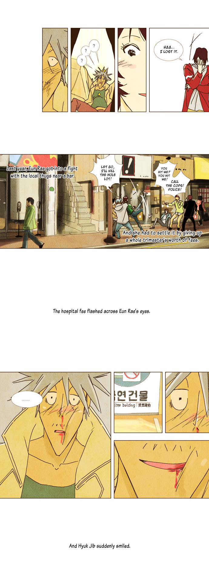 Today's Romantics Club Chapter 6 page 3 - Chapter 6 : Let's share those cigarettes.