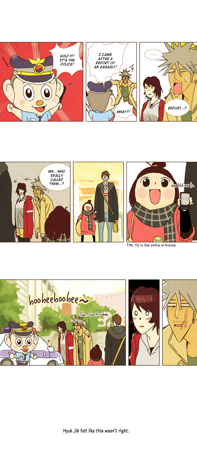 Today's Romantics Club Chapter 6 page 6 - Chapter 6 : Let's share those cigarettes.