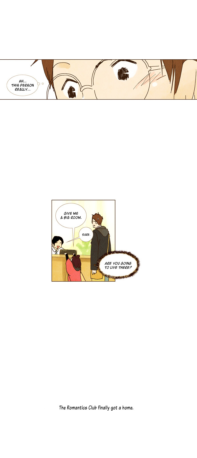 Today's Romantics Club Chapter 6 page 9 - Chapter 6 : Let's share those cigarettes.