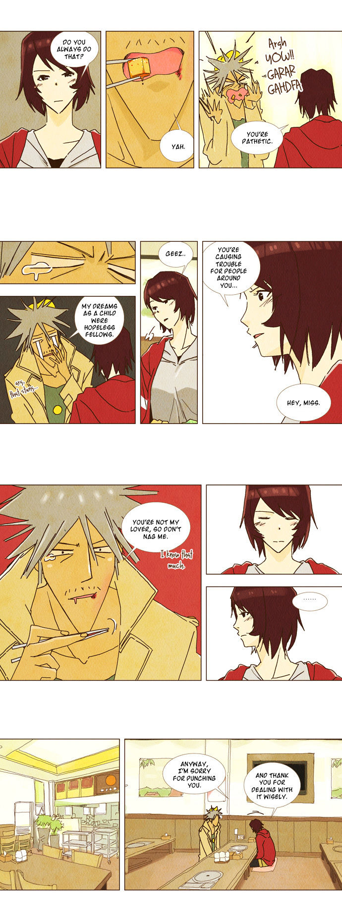 Today's Romantics Club Chapter 8 page 14 - Chapter 8 : We're Always Looking at Just One Side of the Moon