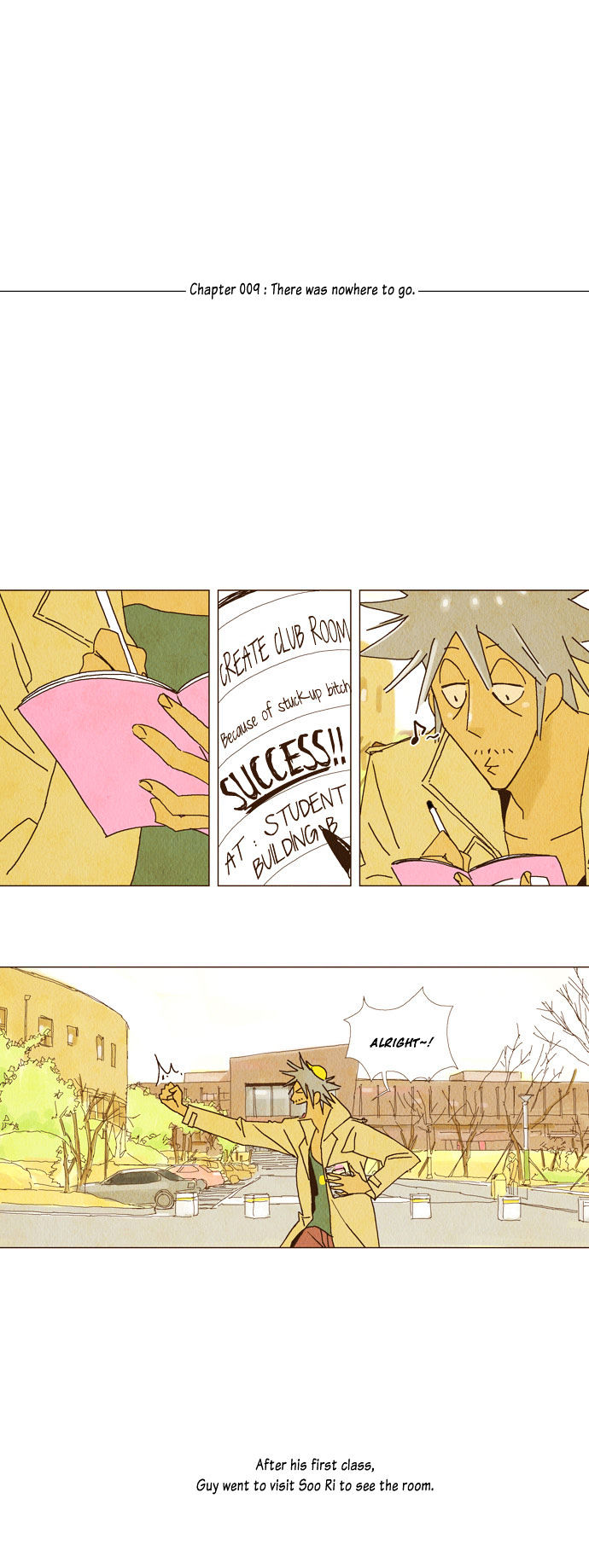 Today's Romantics Club Chapter 9 page 1 - Chapter 9 : There Was Nowhere to Go
