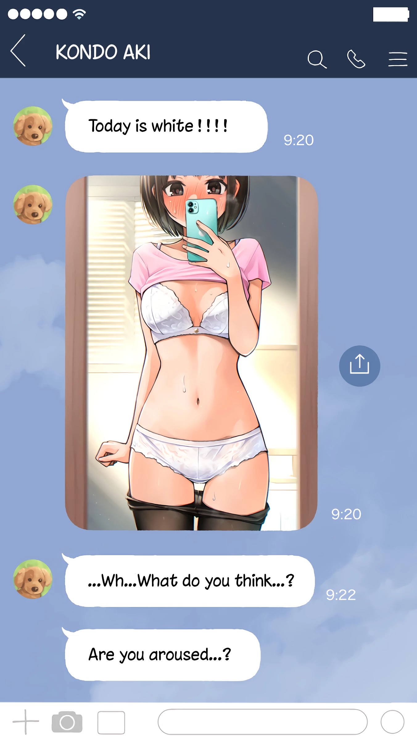 #Today's Underwear Report Chapter 16 page 2 - Chapter 16: For Some Reason, The New Employee Reports The Color Of Her Underwear To Me Every Morning