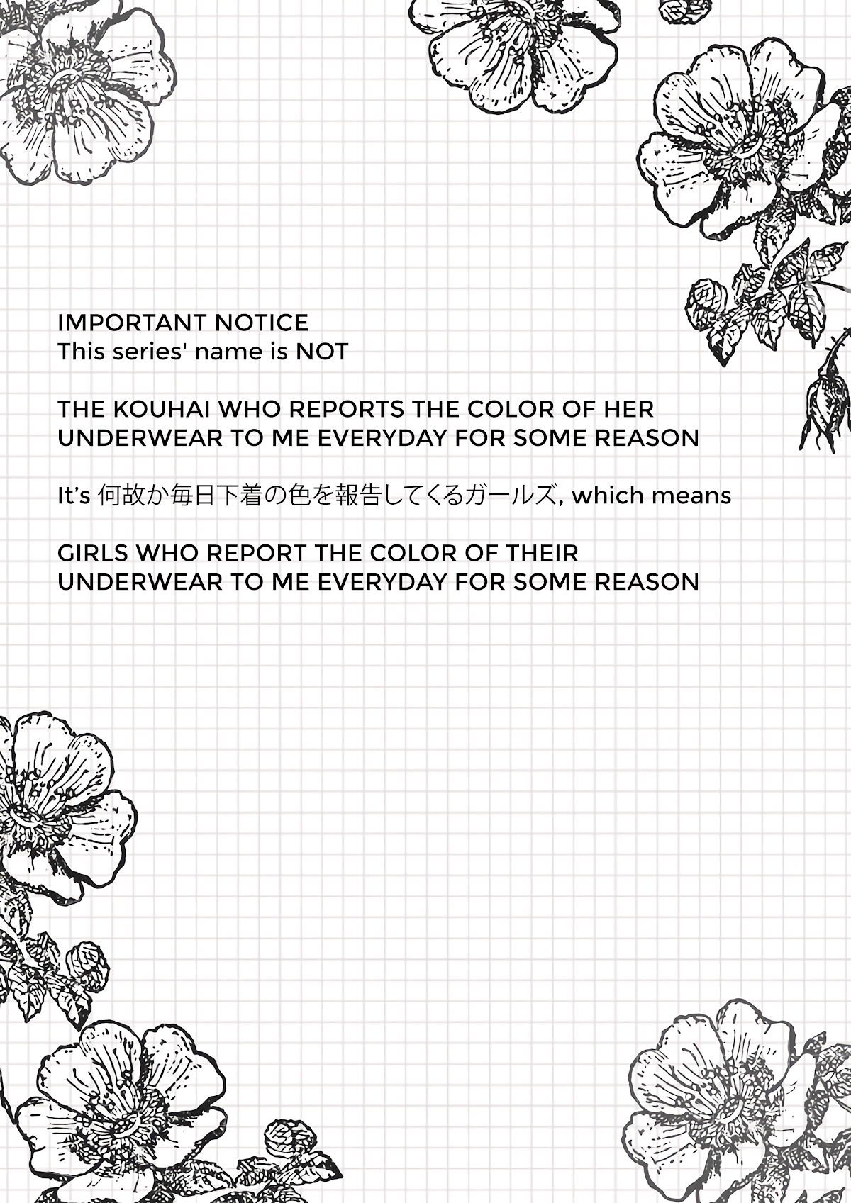 #Today's Underwear Report Chapter 16 page 4 - Chapter 16: For Some Reason, The New Employee Reports The Color Of Her Underwear To Me Every Morning