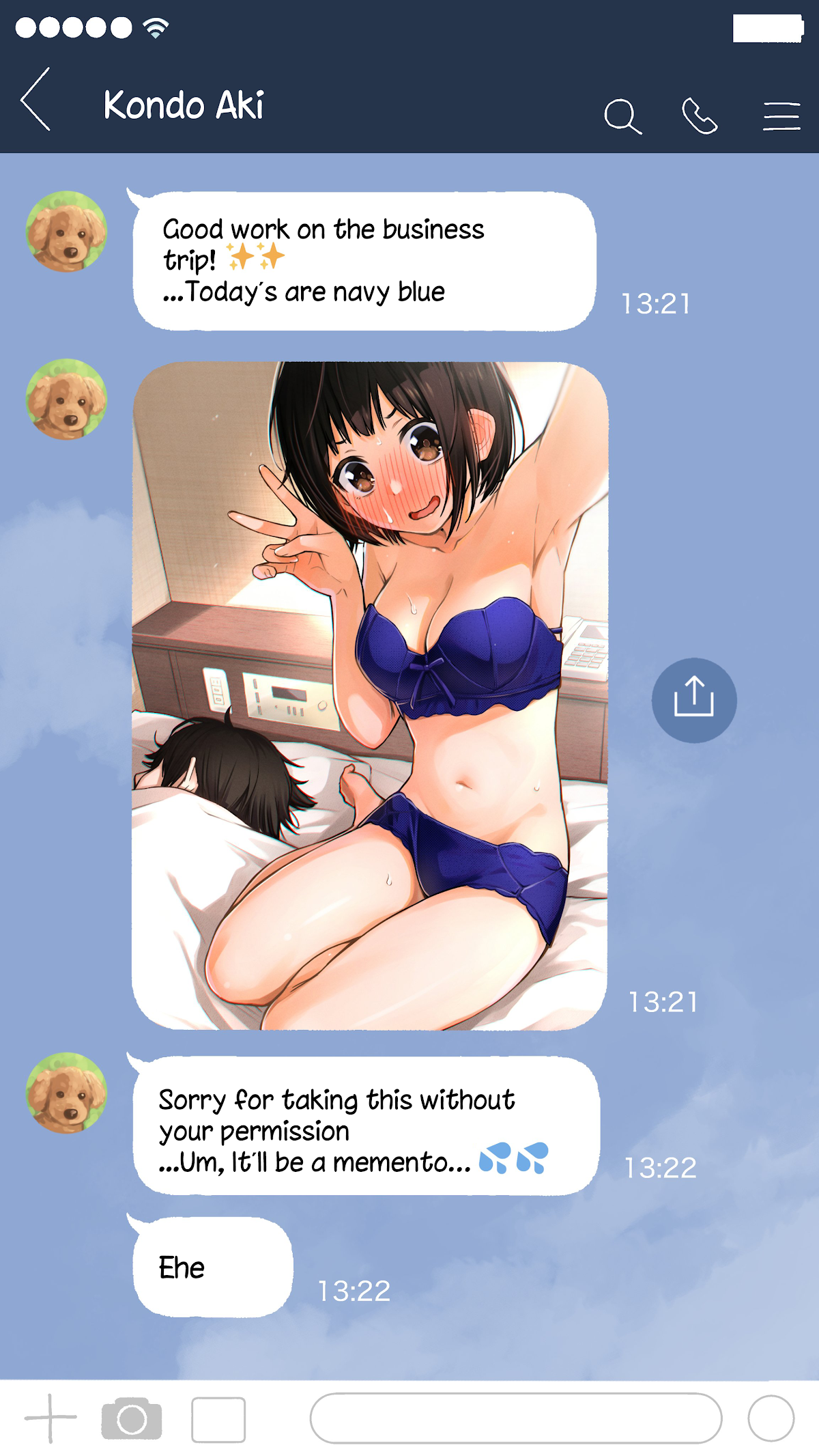 #Today's Underwear Report Chapter 18 page 2 - Chapter 18: For Some Reason The New Employee Reports The Color Of Her Underwear To Me Every Morning - Conclusion
