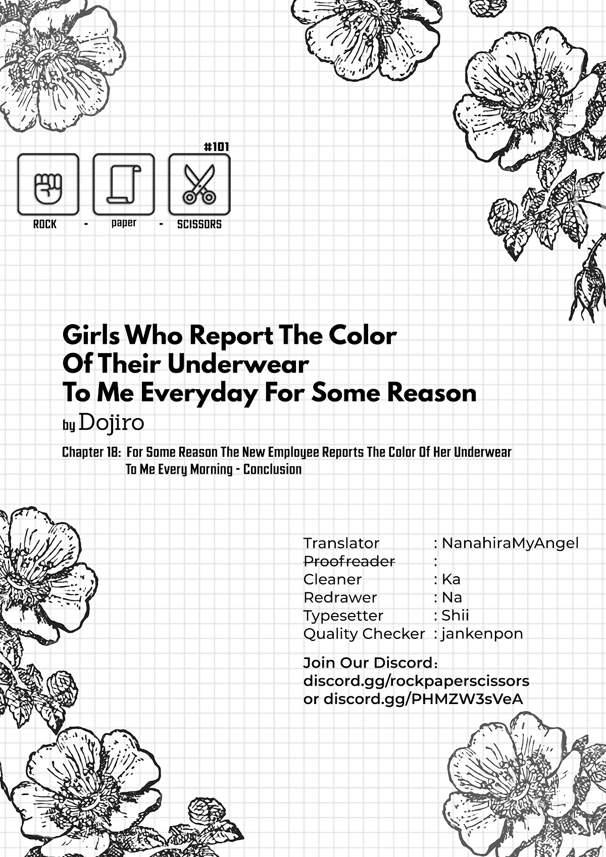 #Today's Underwear Report Chapter 18 page 4 - Chapter 18: For Some Reason The New Employee Reports The Color Of Her Underwear To Me Every Morning - Conclusion