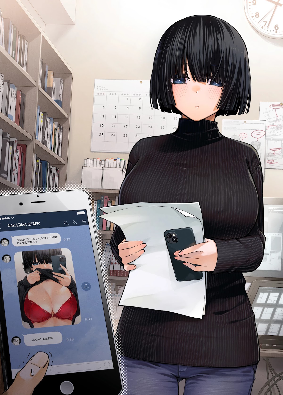 #Today's Underwear Report Chapter 20 page 1 - Chapter 20: A Manga Assistant Who Reports The Colour Of Her Underwear To Me Every Day For Some Reason