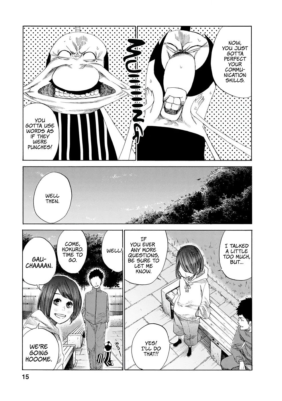 Together with Gau Chapter 10 page 15 - Chapter 10: Friends with Gau-chan