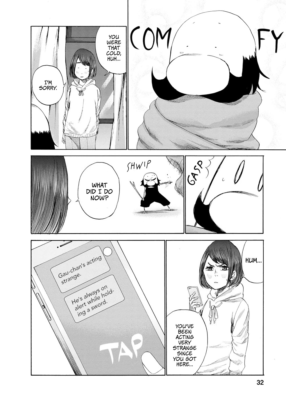 Together with Gau Chapter 11 page 8 - Chapter 11: Acting Strange with Gau-chan