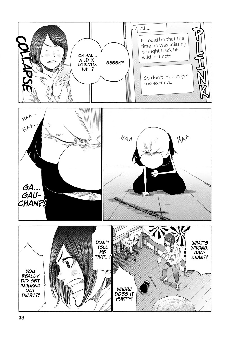 Together with Gau Chapter 11 page 9 - Chapter 11: Acting Strange with Gau-chan
