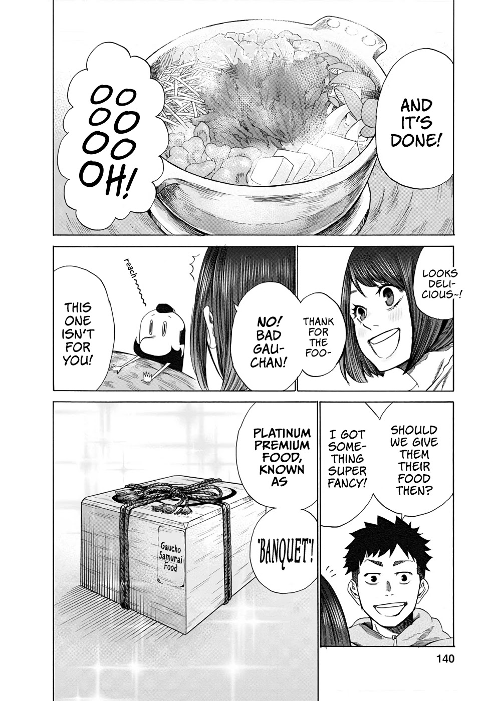 Together with Gau Chapter 16 page 8 - Chapter 16: Hot Pot Party with Gau-chan