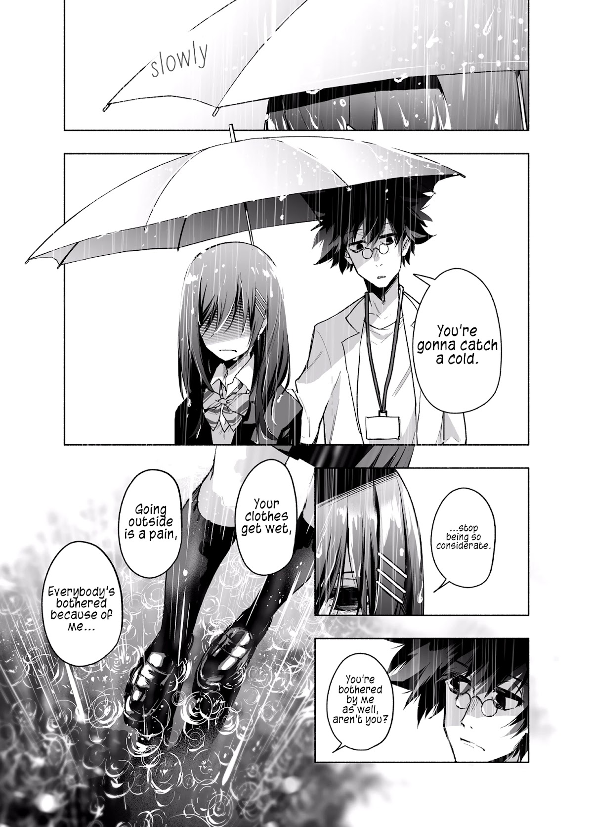 Together with the Rain Chapter 1 page 5 - Chapter 1: When she's in a bad mood, it rains.