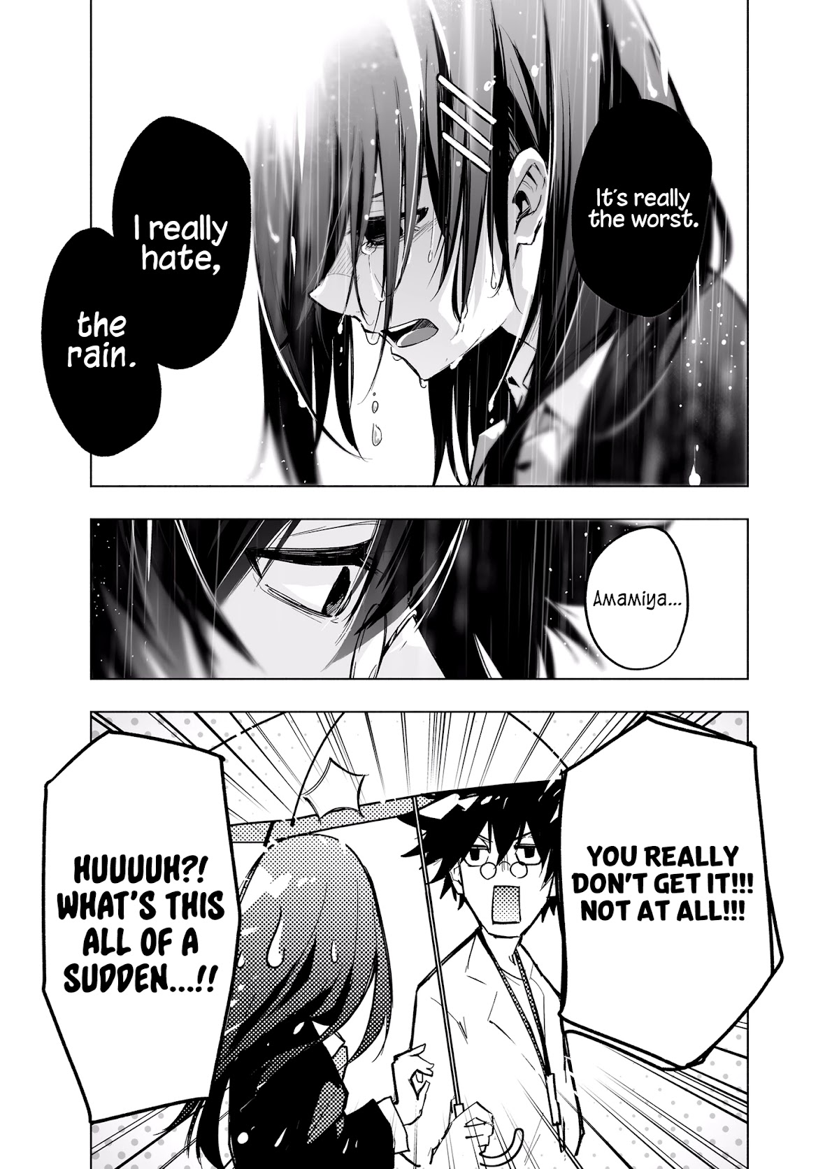 Together with the Rain Chapter 1 page 6 - Chapter 1: When she's in a bad mood, it rains.