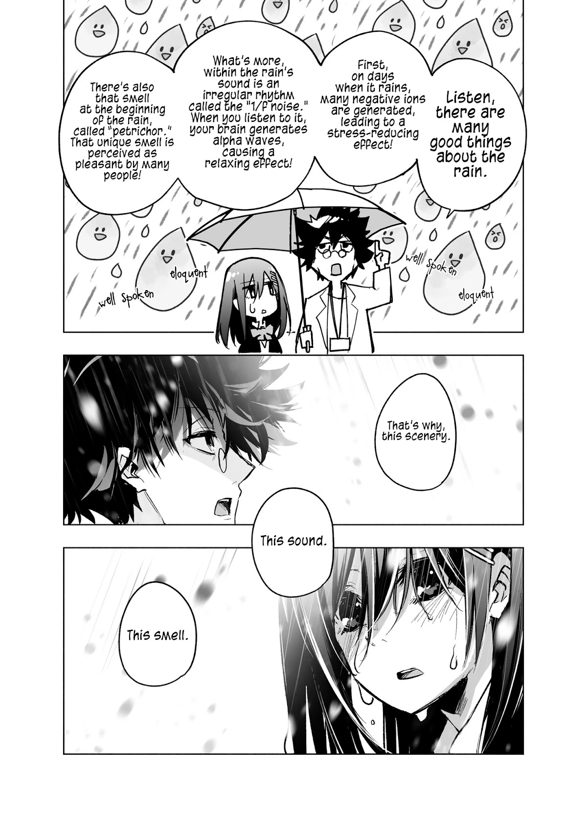 Together with the Rain Chapter 1 page 7 - Chapter 1: When she's in a bad mood, it rains.