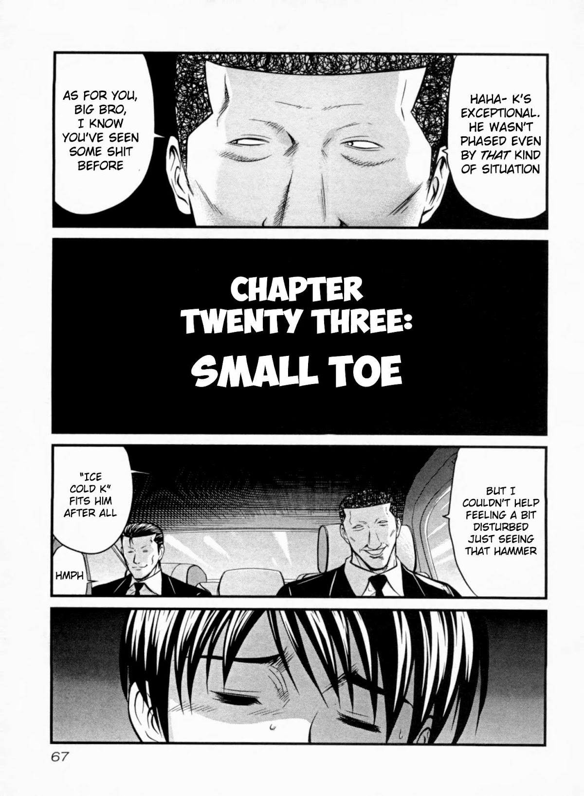 Tohai Chapter 23 page 1 - Chapter 23: Small Toe