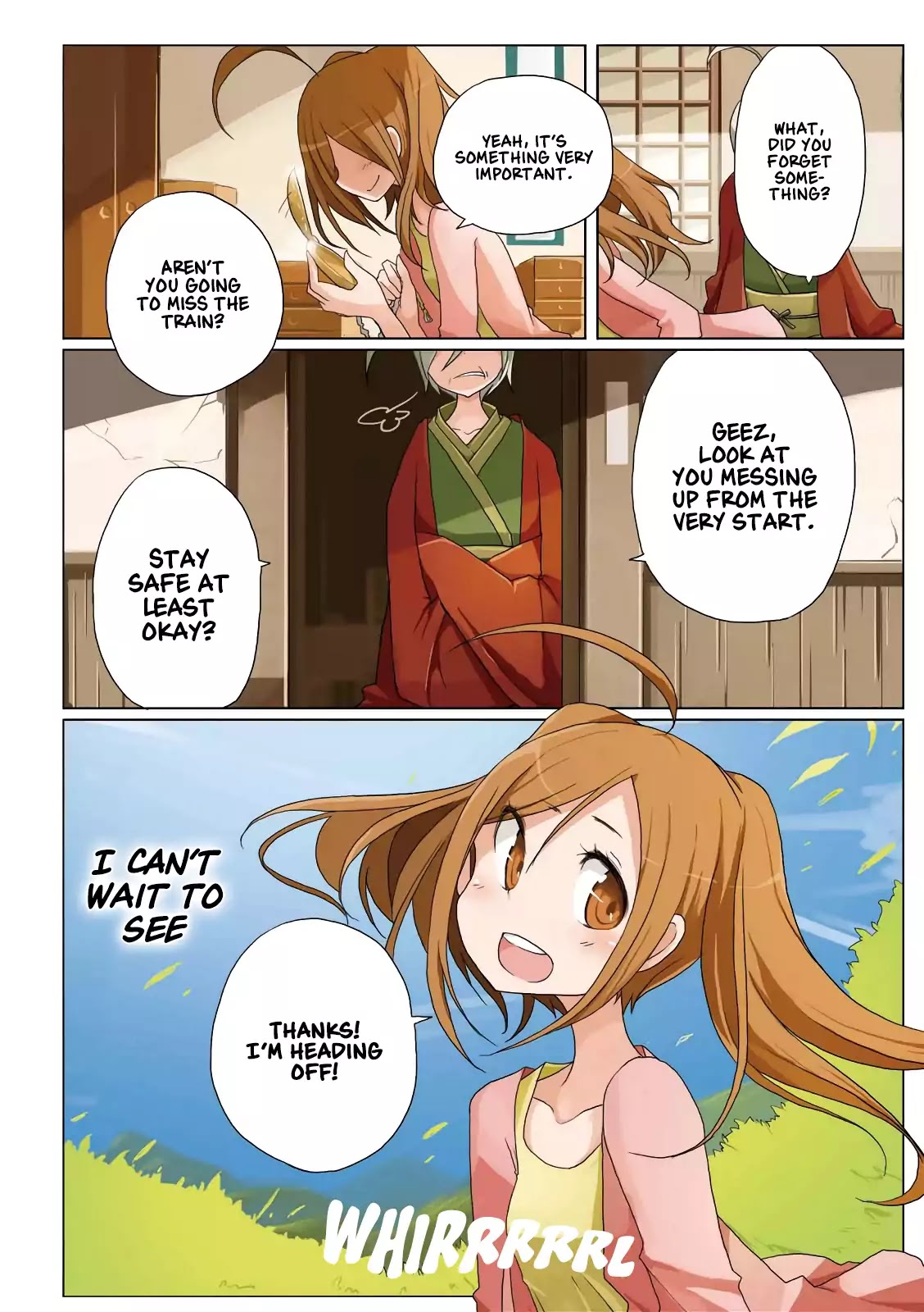 Toki Doki Sou! Chapter 1.1-1 page 3 - Vol.1 Chapter 1.1: Act 1.1: Welcome To The Toki Doki Villa