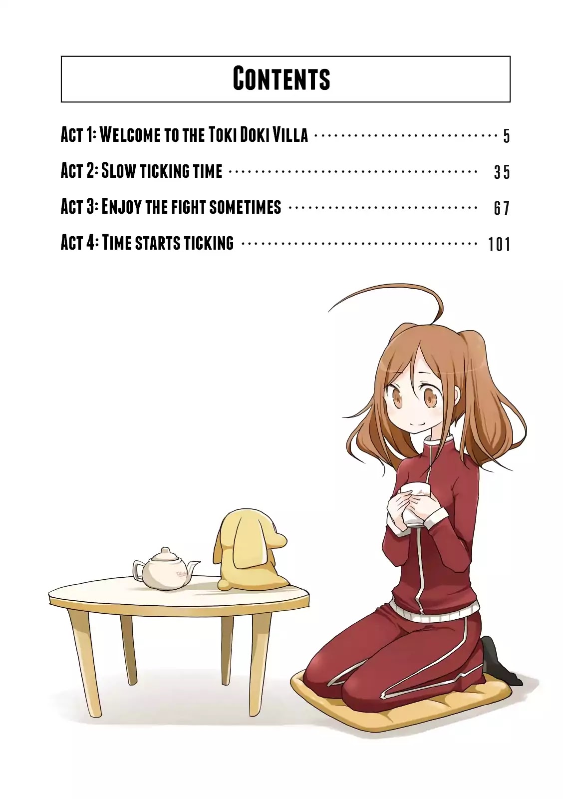 Toki Doki Sou! Chapter 1.1-1 page 5 - Vol.1 Chapter 1.1: Act 1.1: Welcome To The Toki Doki Villa