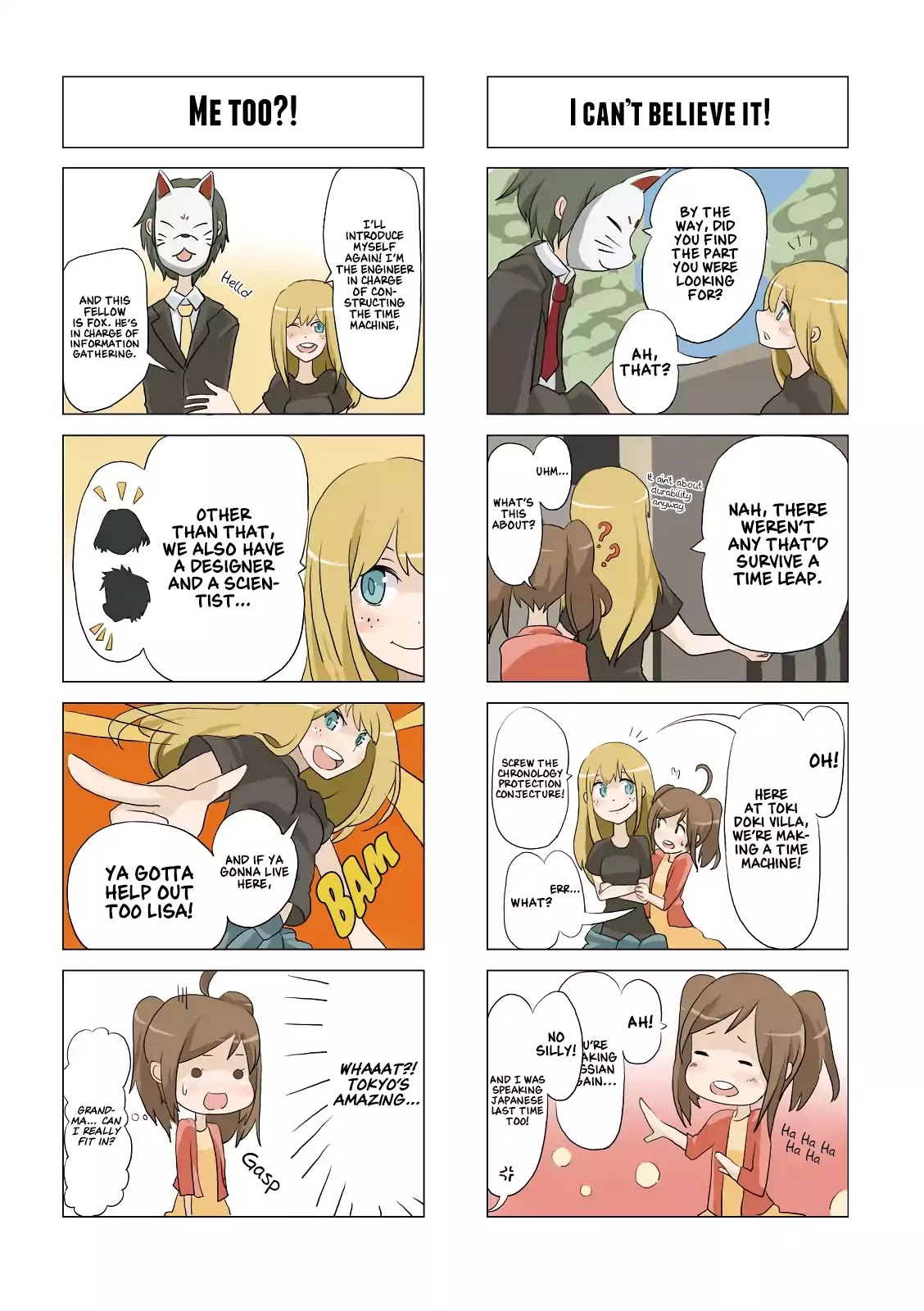 Toki Doki Sou! Chapter 1.1-2 page 2 - Vol.1 Chapter 1.2: Act 1.2: Welcome To The Toki Doki Villa