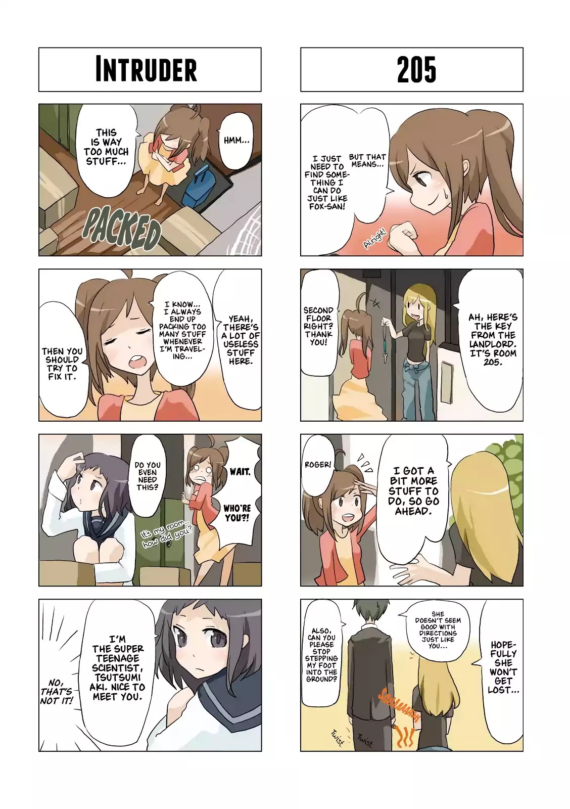 Toki Doki Sou! Chapter 1.1-2 page 4 - Vol.1 Chapter 1.2: Act 1.2: Welcome To The Toki Doki Villa