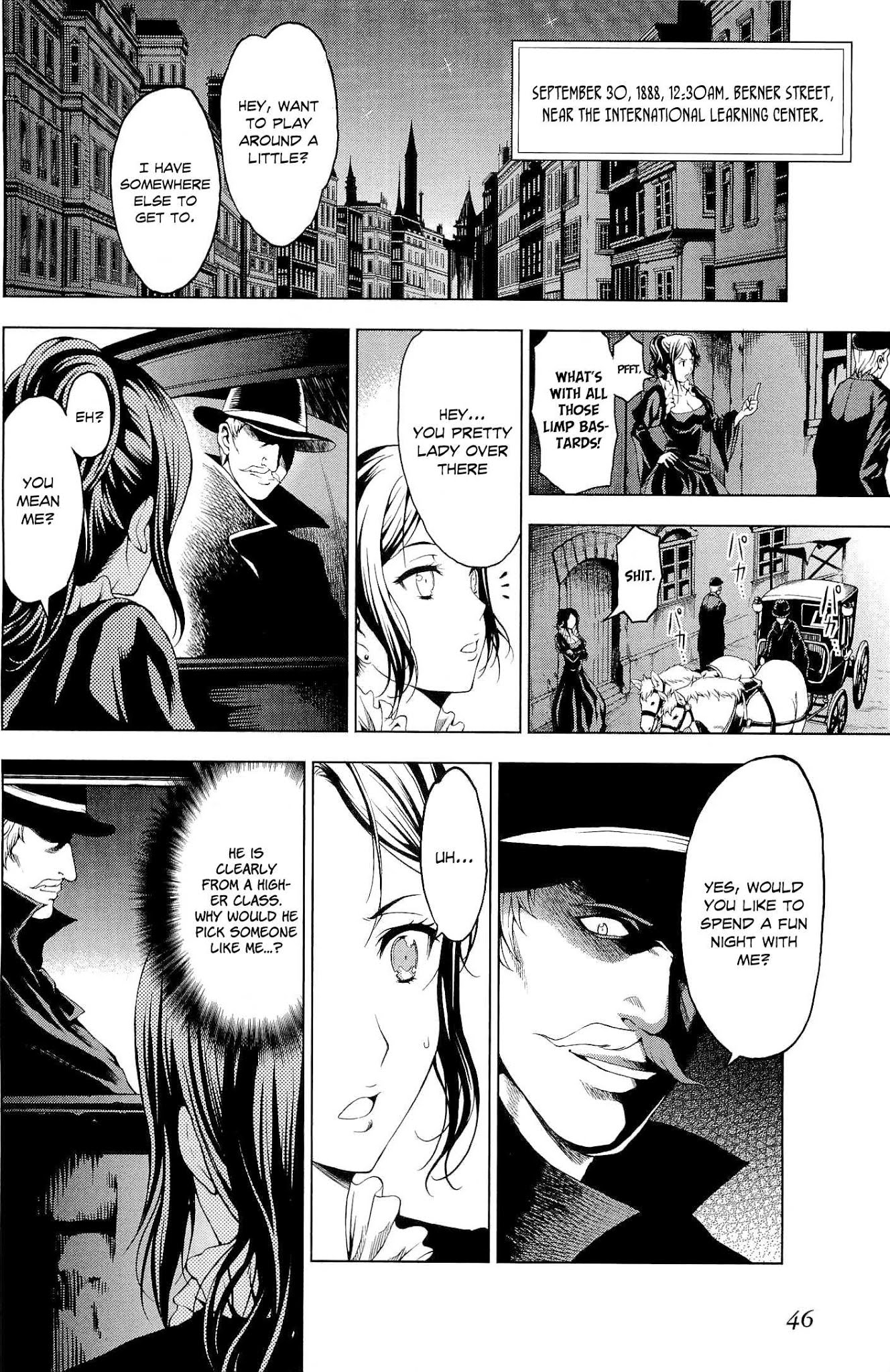 Toki no Shoushitsu Ukeoinin Chapter 1 page 48 - Chapter 1: Case 1 - Jack the Ripper