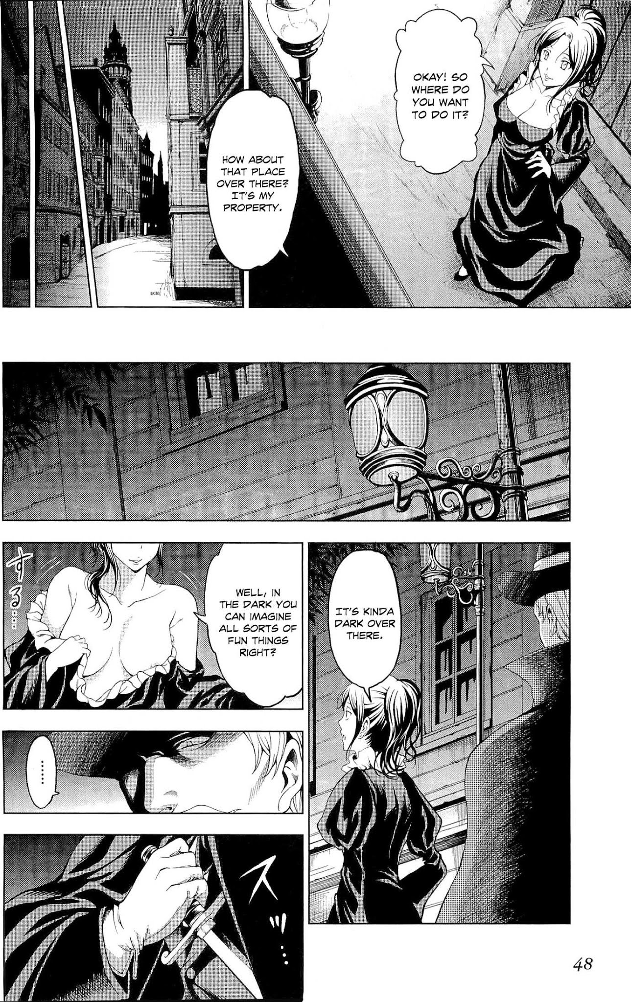Toki no Shoushitsu Ukeoinin Chapter 1 page 50 - Chapter 1: Case 1 - Jack the Ripper