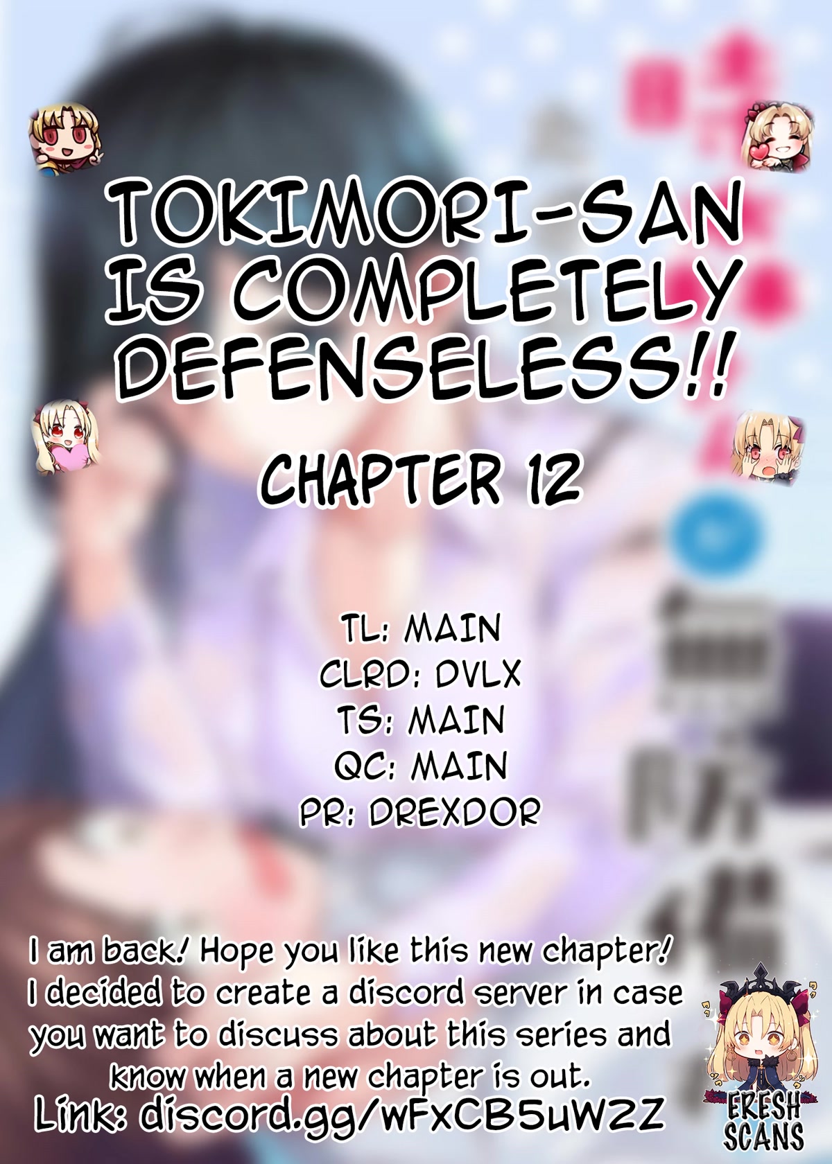Tokimori-san Is Completely Defenseless!! Chapter 12 page 1 - Chapter 12: Tokimori-san and Sugawa-kun's little brother