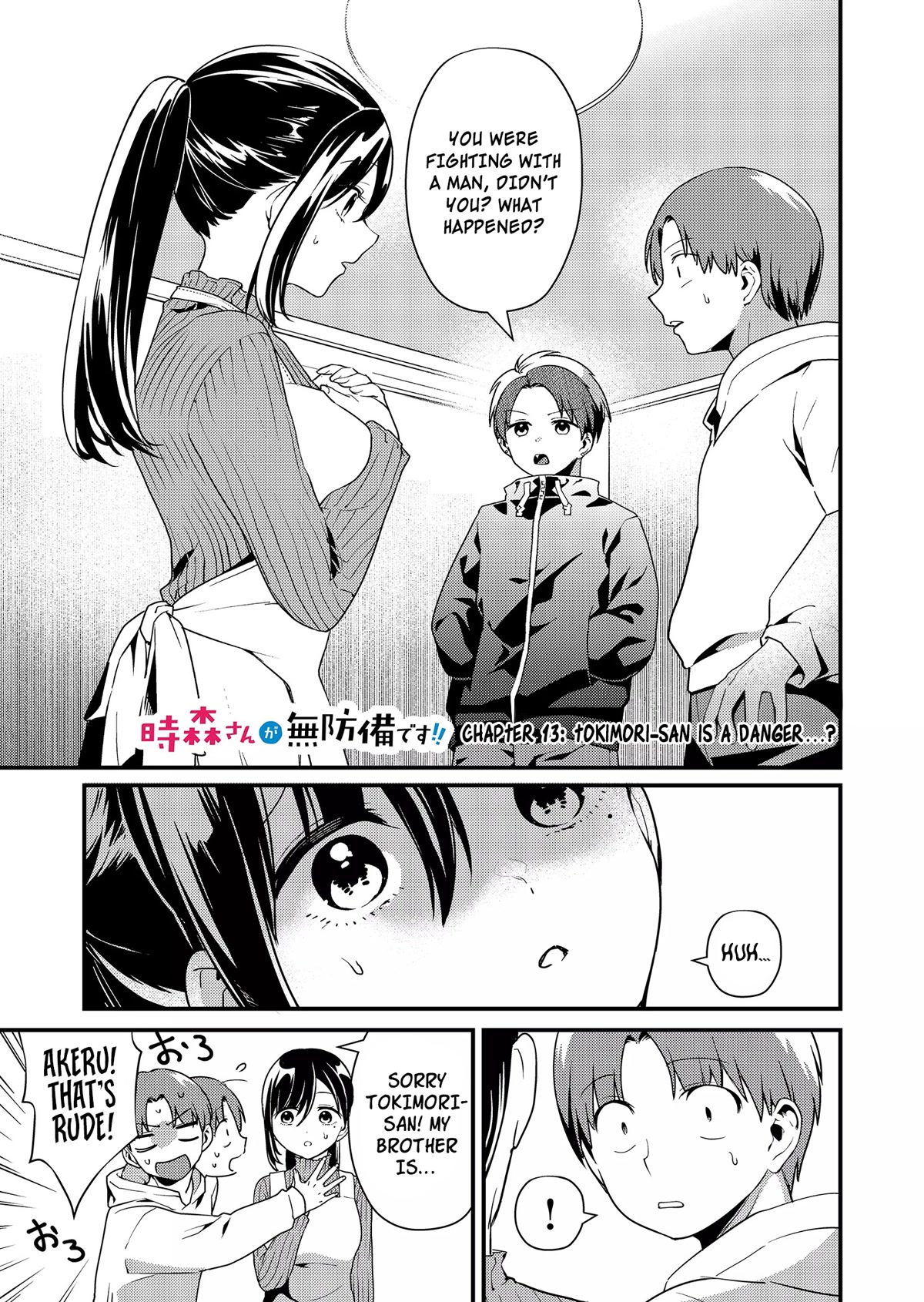 Tokimori-san Is Completely Defenseless!! Chapter 13 page 2 - Chapter 13: Tokimori-san is a danger...?