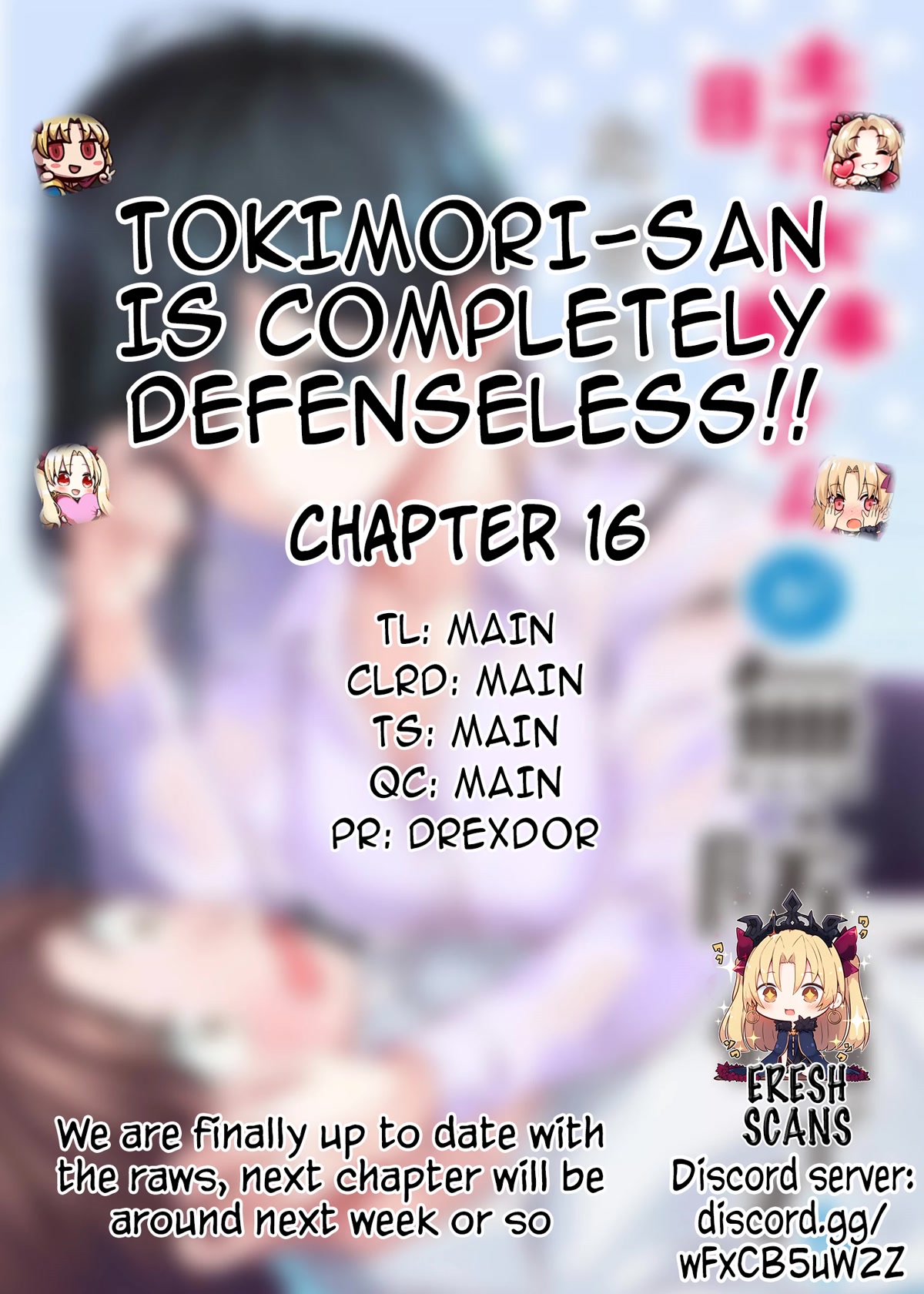 Tokimori-san Is Completely Defenseless!! Chapter 16 page 1 - Chapter 16: Haruto and Tokimori-san
