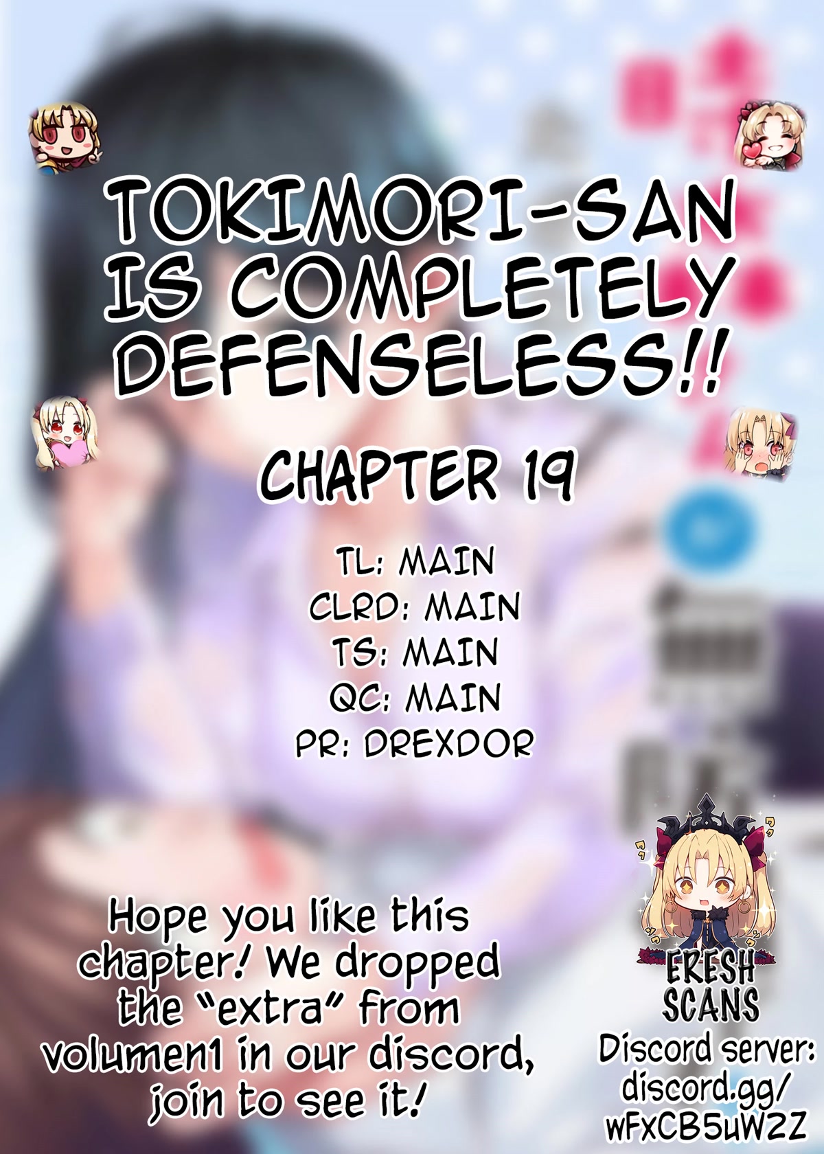 Tokimori-san Is Completely Defenseless!! Chapter 19 page 1 - Chapter 19: Tokimori-san and igarashi-san