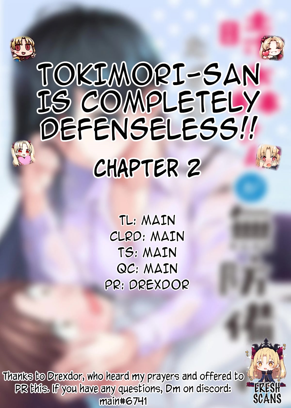 Tokimori-san Is Completely Defenseless!! Chapter 2 page 1 - Chapter 2: Tokimori-san's secret
