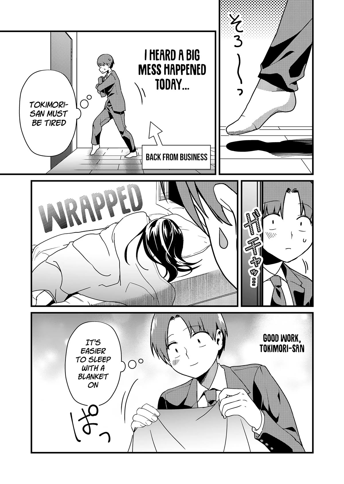 Tokimori-san Is Completely Defenseless!! Chapter 20 page 10 - Chapter 20: Good work, Tokimori-san