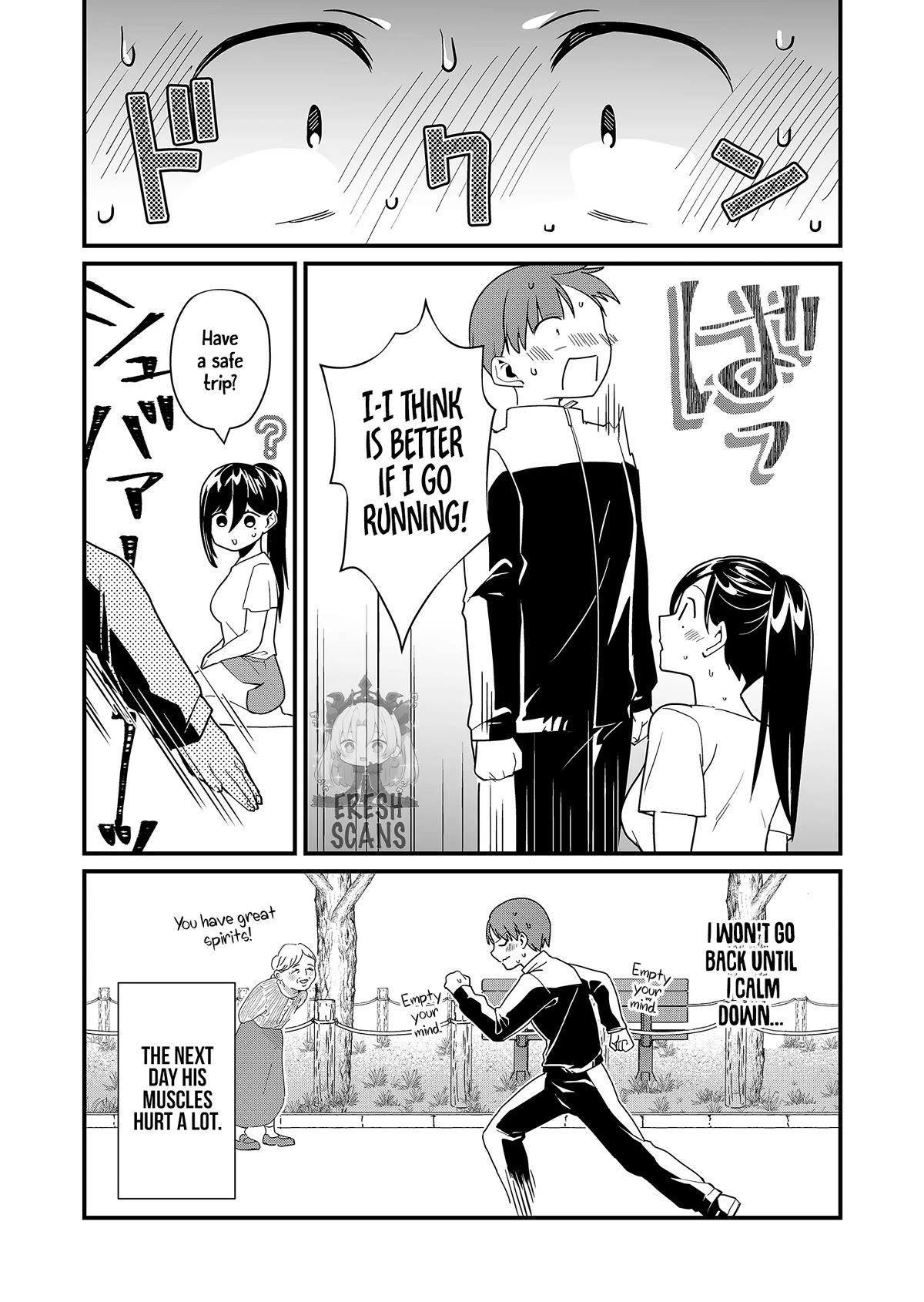 Tokimori-san Is Completely Defenseless!! Chapter 22 page 12 - Chapter 22: Stretching with Tokimori-san