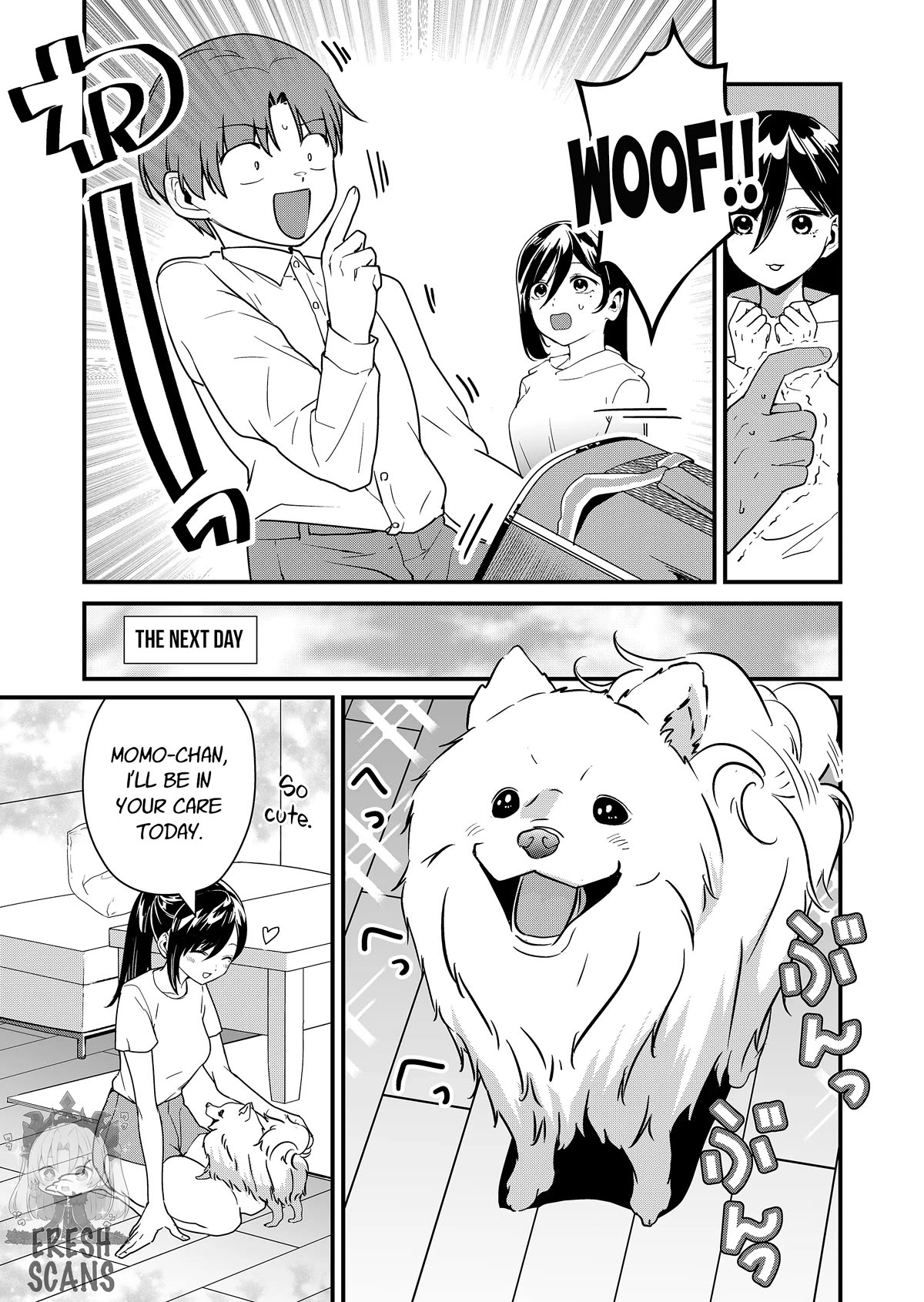 Tokimori-san Is Completely Defenseless!! Chapter 26 page 4 - Chapter 26: Taking care of Tokimori-san and a pet