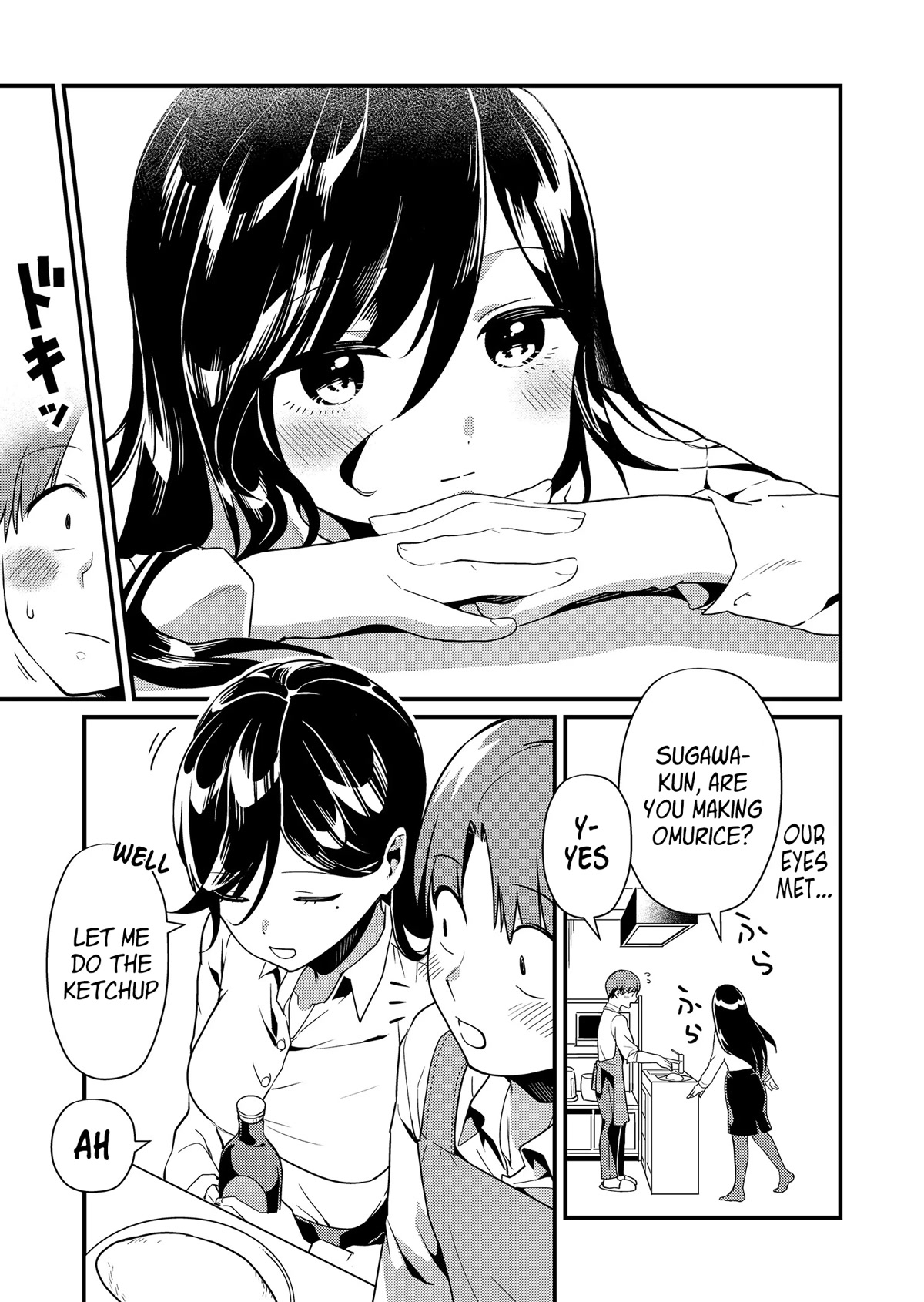 Tokimori-san Is Completely Defenseless!! Chapter 3 page 6 - Chapter 3: Tokimori-san and Omurice