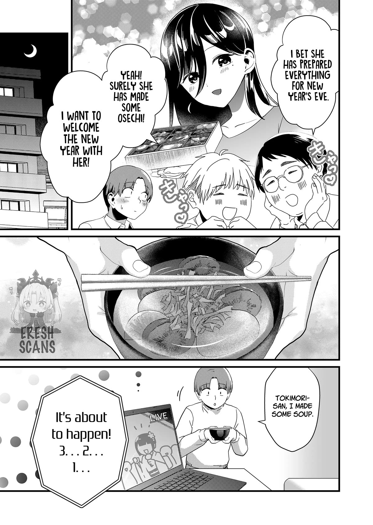 Tokimori-san Is Completely Defenseless!! Chapter 33.5 page 4 - Chapter 33.5: New year special