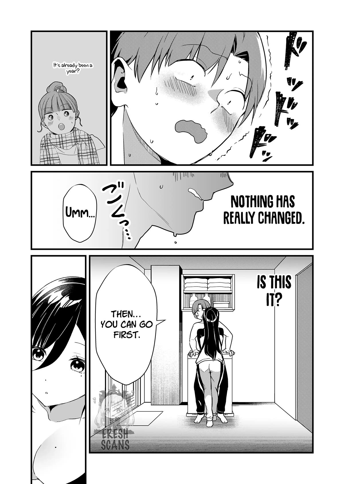 Tokimori-san Is Completely Defenseless!! Chapter 35 page 3 - Chapter 35: Tokimori-san and shower