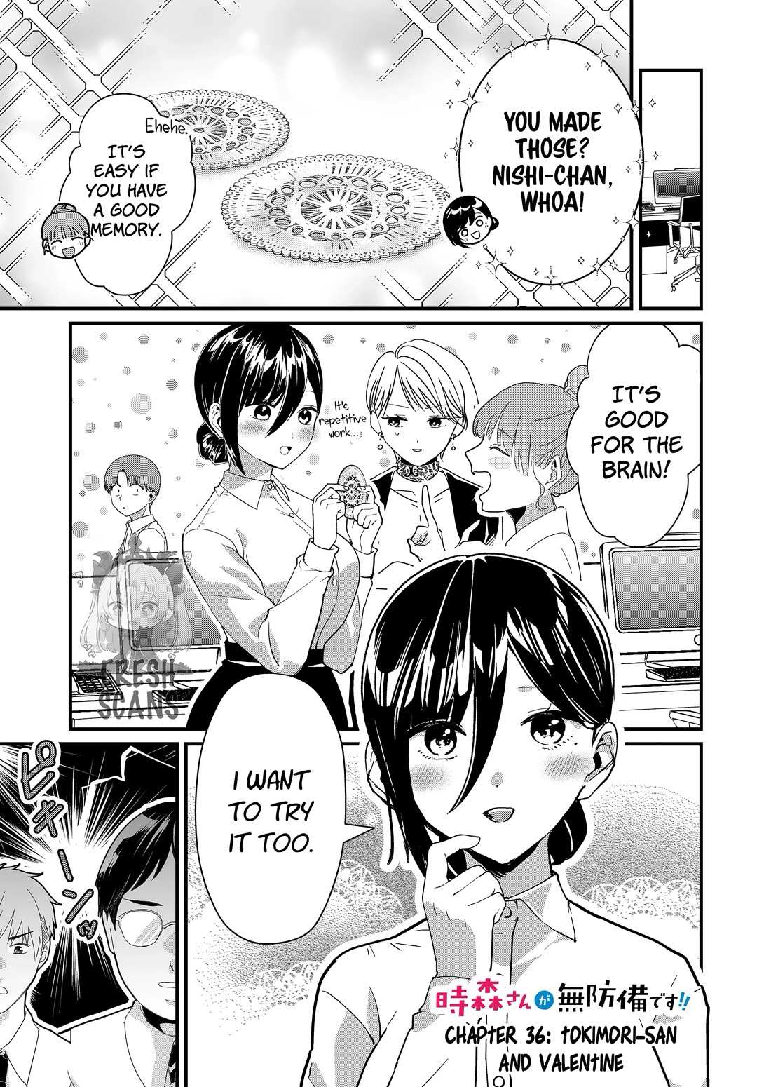 Tokimori-san Is Completely Defenseless!! Chapter 36 page 2 - Chapter 36: Tokimori-san and valentine