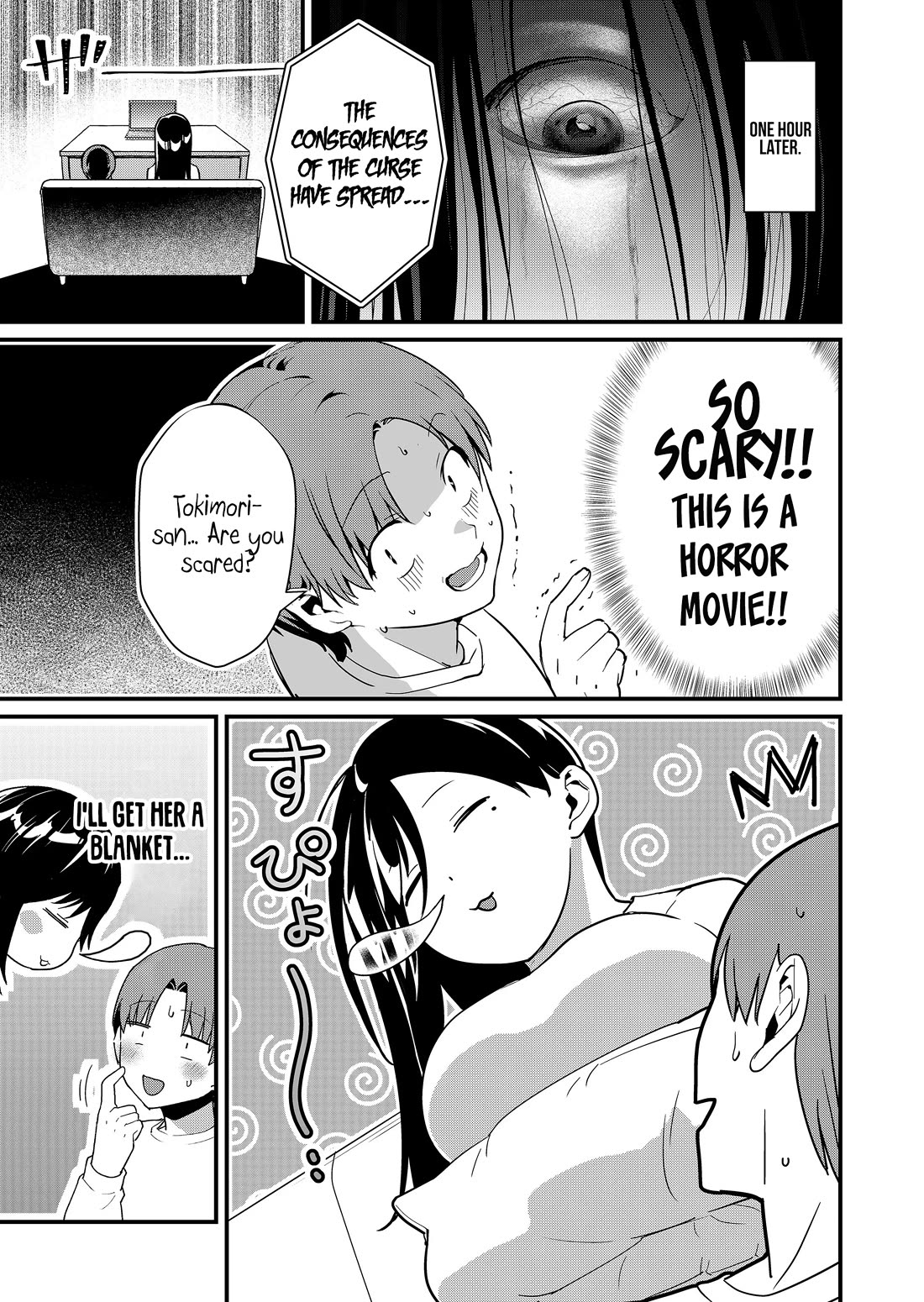 Tokimori-san Is Completely Defenseless!! Chapter 37 page 6 - Chapter 37: Tokimori-san and scariness