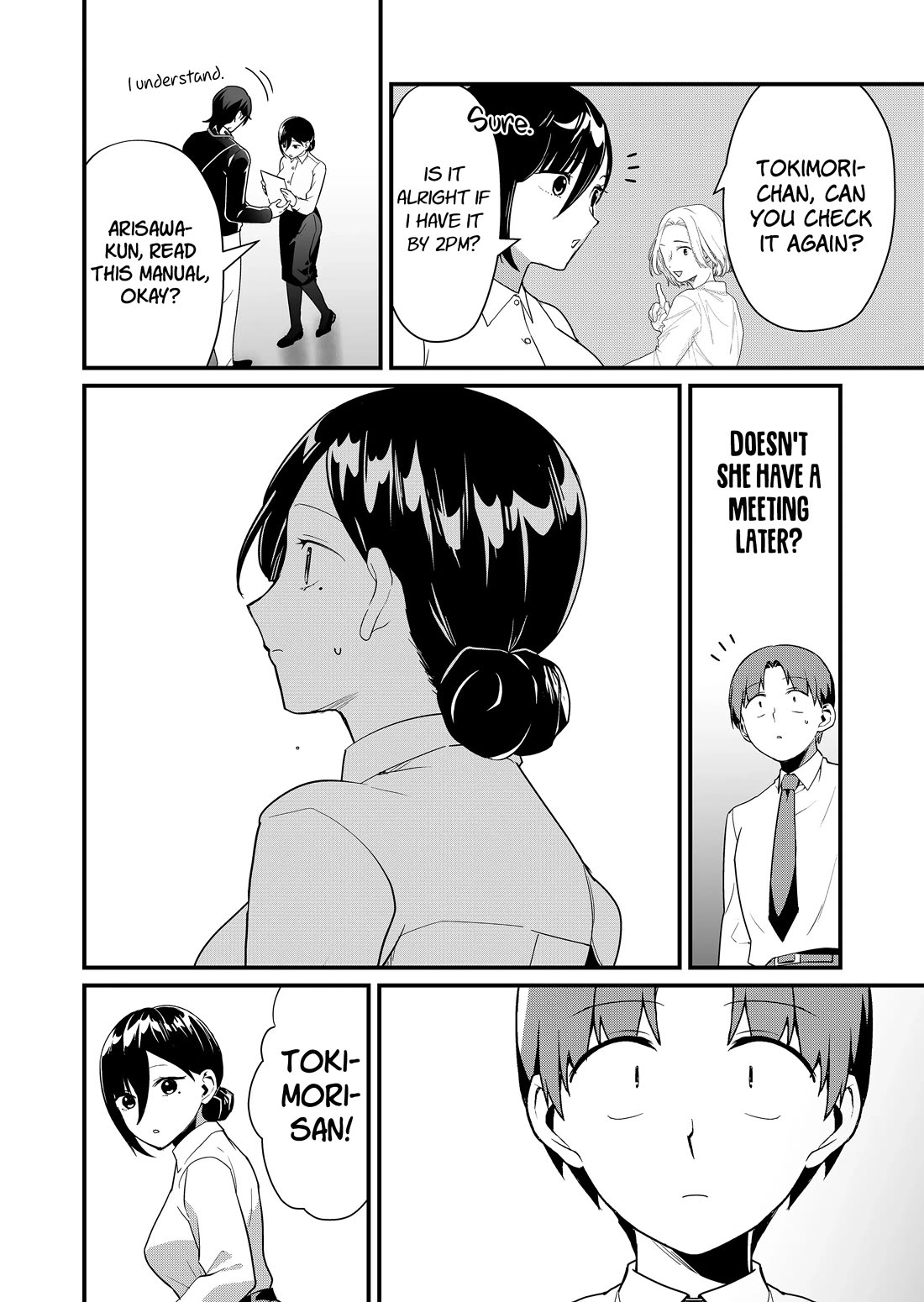 Tokimori-san Is Completely Defenseless!! Chapter 38 page 7 - Chapter 38: Tokimori-san is busy