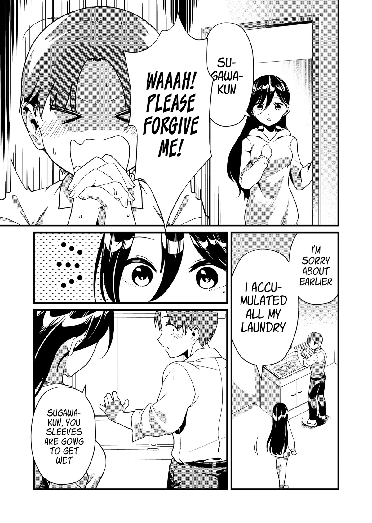 Tokimori-san Is Completely Defenseless!! Chapter 4 page 10 - Chapter 4: Tokimori-san and laundry