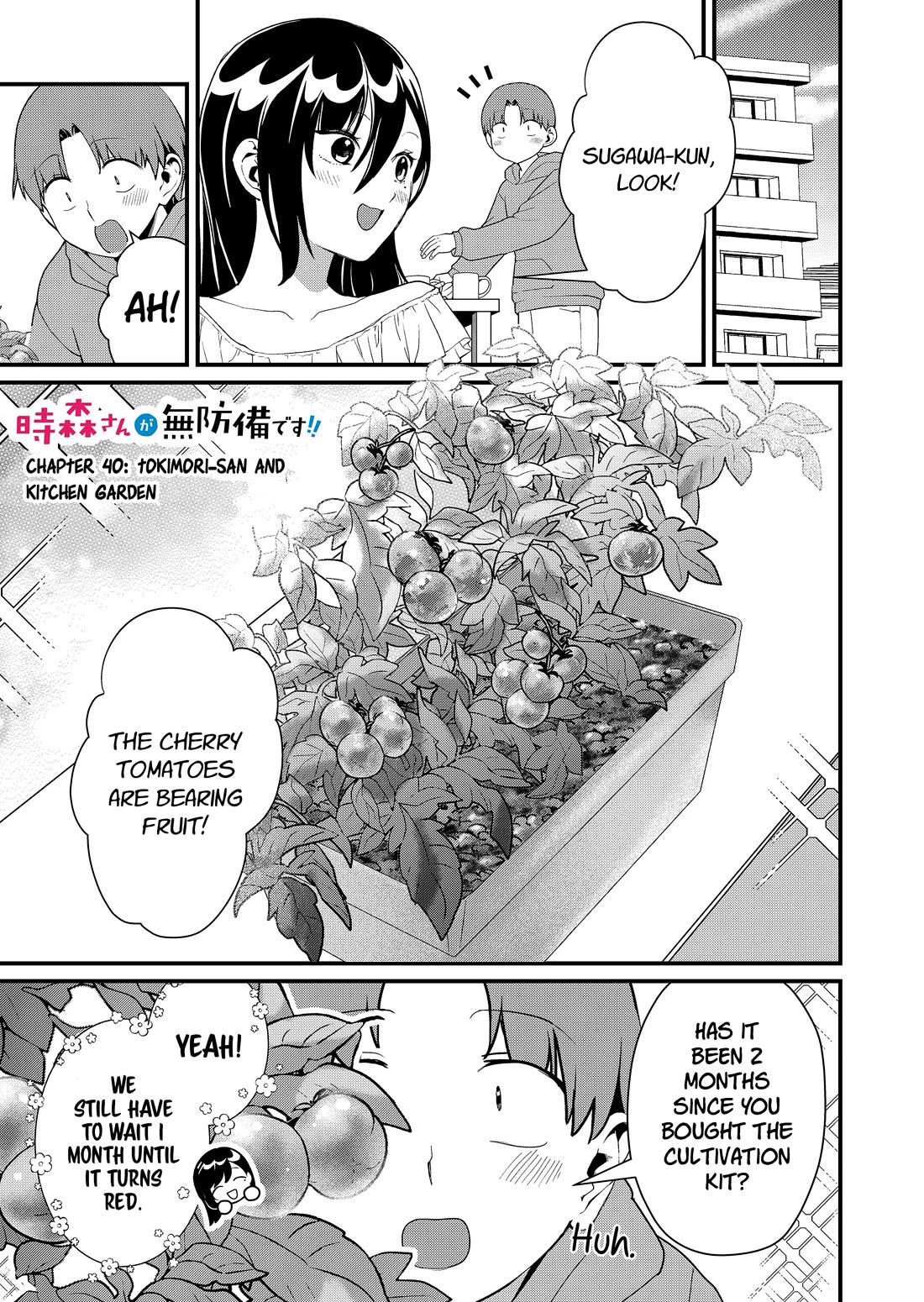 Tokimori-san Is Completely Defenseless!! Chapter 40 page 2 - Chapter 40: Tokimori-san and kitchen garden