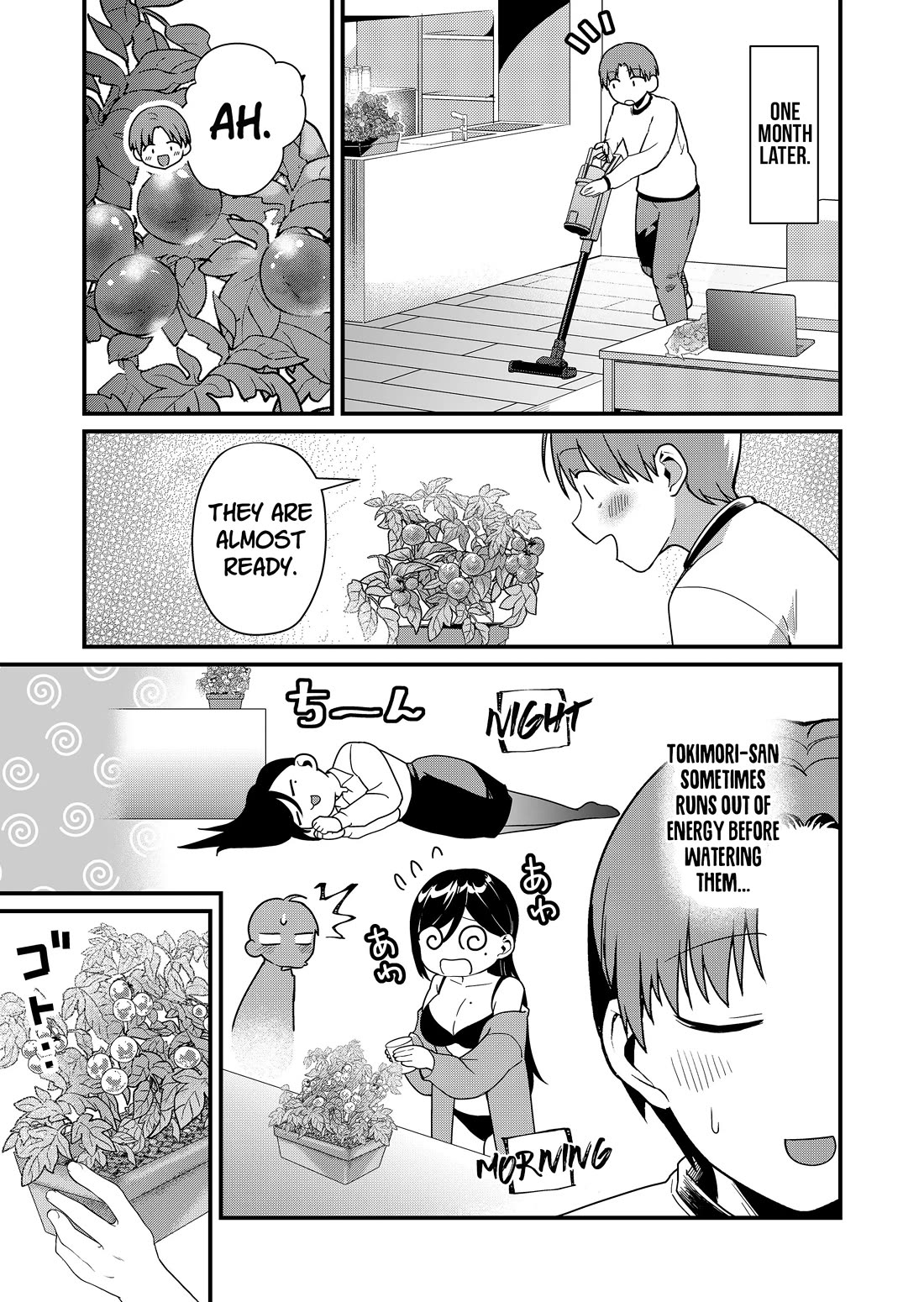 Tokimori-san Is Completely Defenseless!! Chapter 40 page 6 - Chapter 40: Tokimori-san and kitchen garden