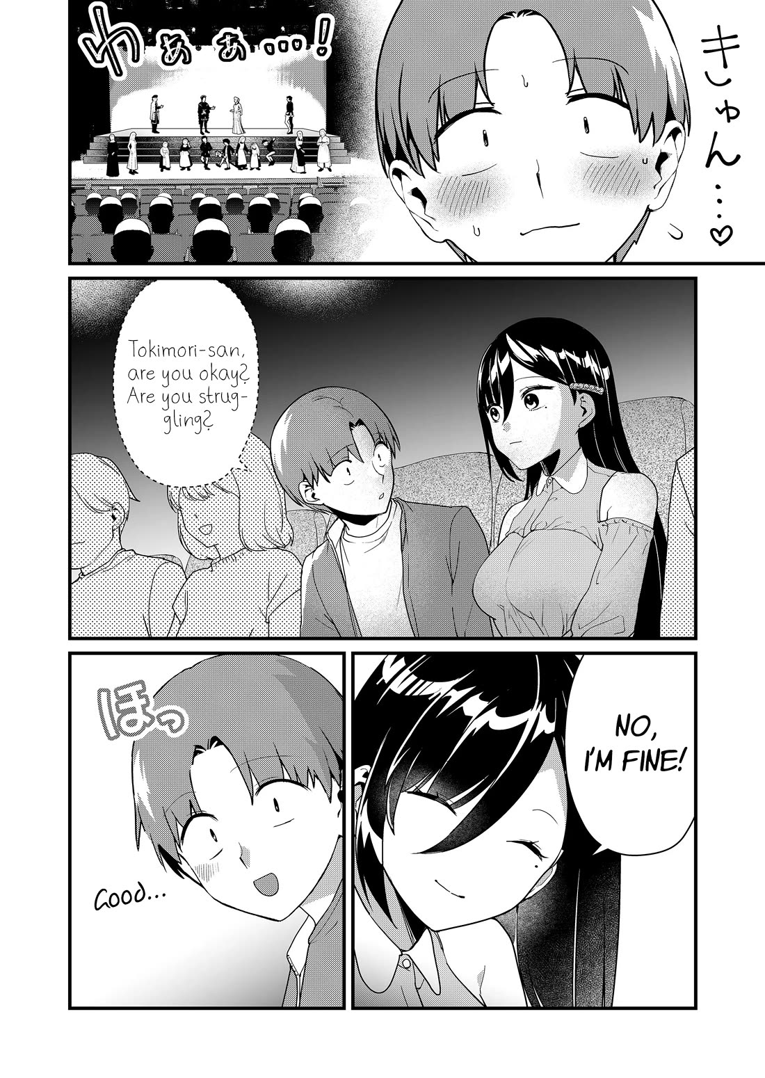 Tokimori-san Is Completely Defenseless!! Chapter 41 page 7 - Chapter 41: I'm happy. Tokimori-san