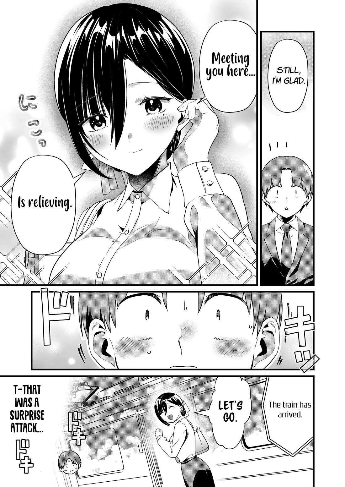 Tokimori-san Is Completely Defenseless!! Chapter 44 page 4 - Chapter 44: Tokimori-san and rush hour