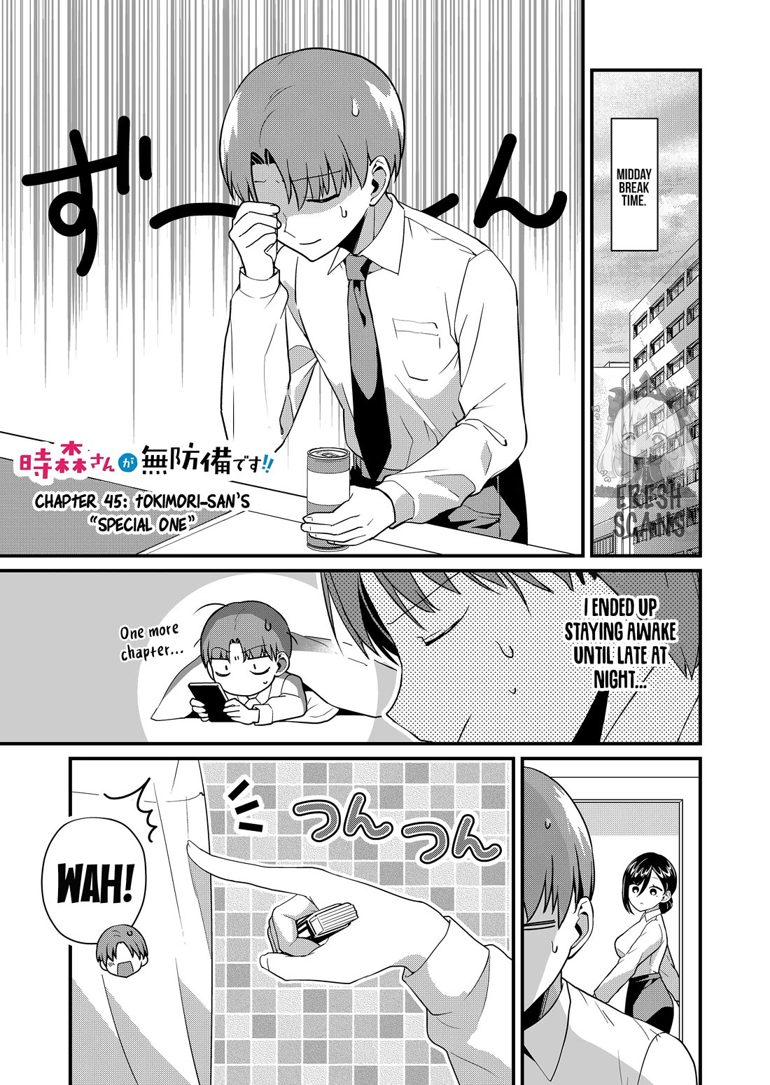 Tokimori-san Is Completely Defenseless!! Chapter 45 page 2 - Chapter 45: Tokimori-san's "special one"