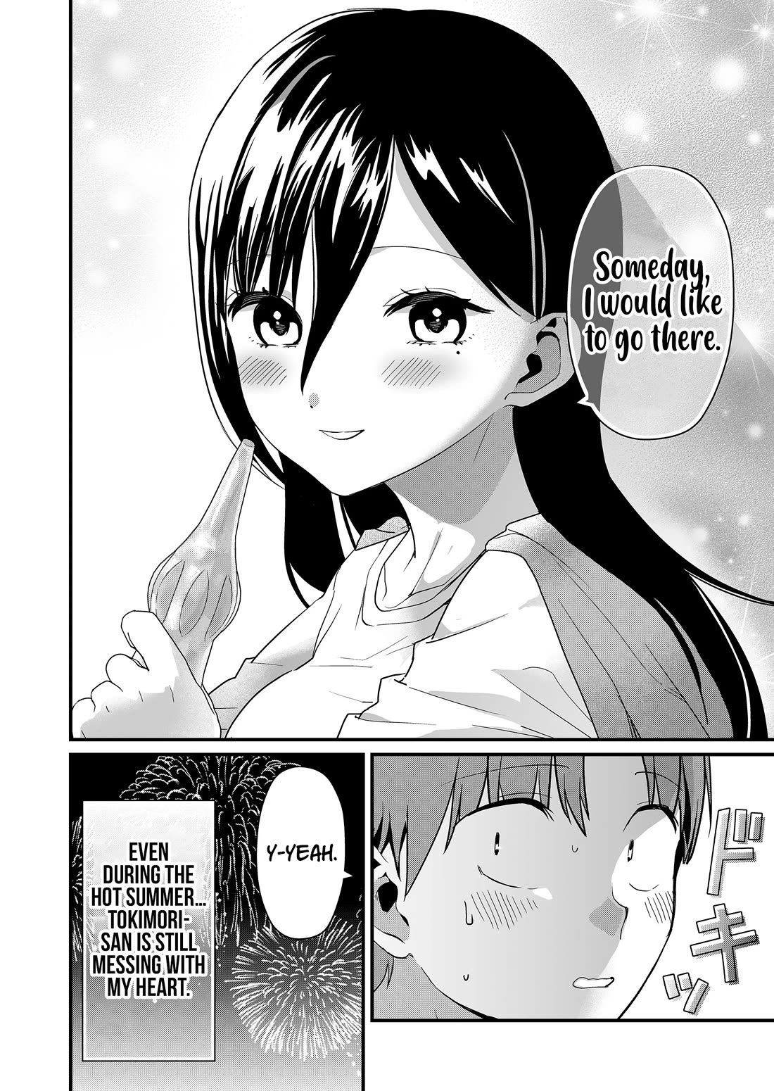 Tokimori-san Is Completely Defenseless!! Chapter 46 page 13 - Chapter 46: Tokimori-san and heat